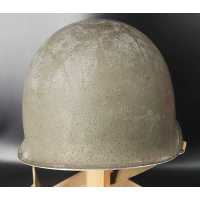 Militaria CASQUE US Modèle M1 A1 LIBERATION CHAUMES EN BRIE 1944 SEINE ET MARNE - USA WW2 {PRODUCT_REFERENCE} - 3