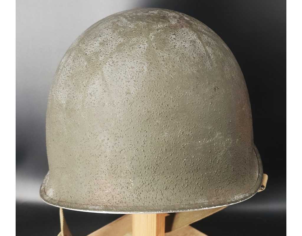 Militaria CASQUE US Modèle M1 A1 LIBERATION CHAUMES EN BRIE 1944 SEINE ET MARNE - USA WW2 {PRODUCT_REFERENCE} - 3