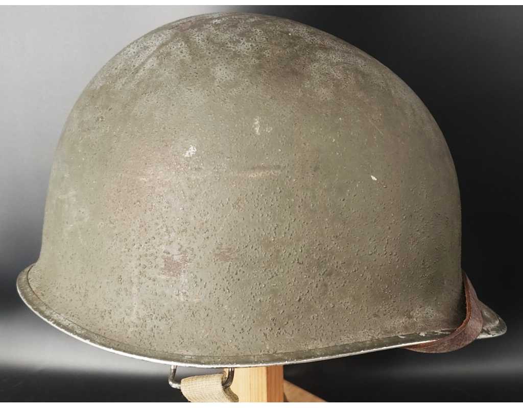 Militaria CASQUE US Modèle M1 A1 LIBERATION CHAUMES EN BRIE 1944 SEINE ET MARNE - USA WW2 {PRODUCT_REFERENCE} - 5