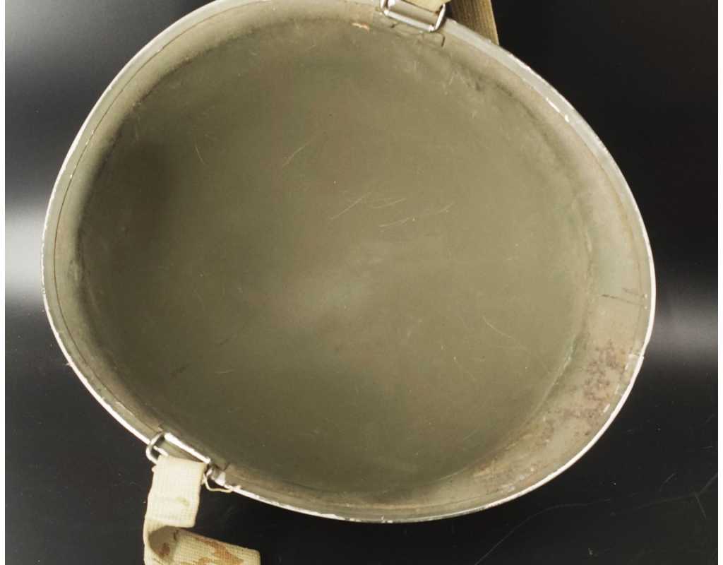 Militaria CASQUE US Modèle M1 A1 LIBERATION CHAUMES EN BRIE 1944 SEINE ET MARNE - USA WW2 {PRODUCT_REFERENCE} - 9