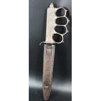 Militaria WW1 COUTEAU POIGNARD DE TRANCHEE US 1918 TRENCH KNIFE - USA PREMIERE GUERRE MONDIALE {PRODUCT_REFERENCE} - 2