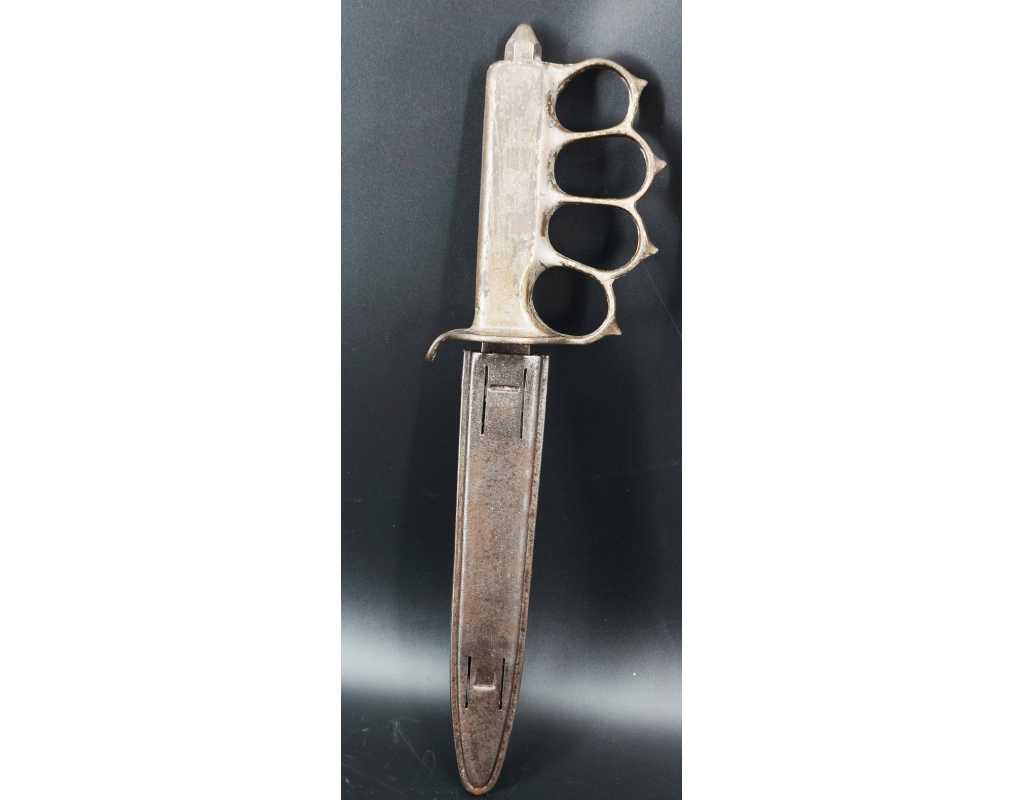 Militaria WW1 COUTEAU POIGNARD DE TRANCHEE US 1918 TRENCH KNIFE - USA PREMIERE GUERRE MONDIALE {PRODUCT_REFERENCE} - 2