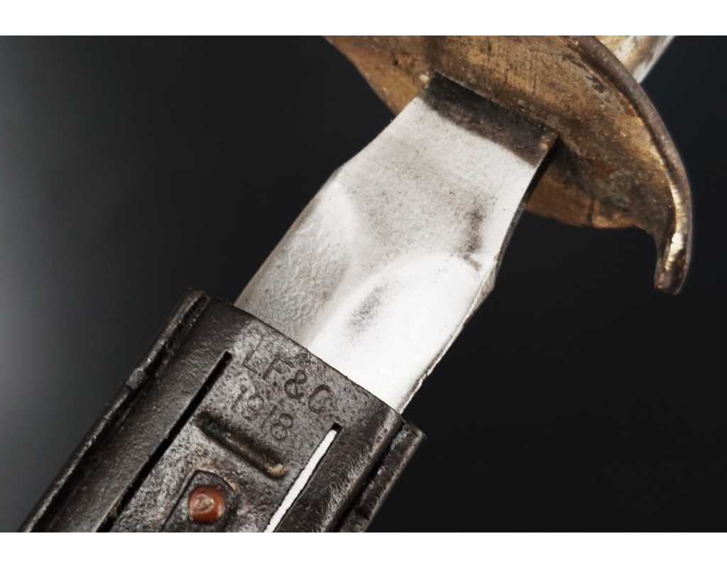 Militaria WW1 COUTEAU POIGNARD DE TRANCHEE US 1918 TRENCH KNIFE - USA PREMIERE GUERRE MONDIALE {PRODUCT_REFERENCE} - 8