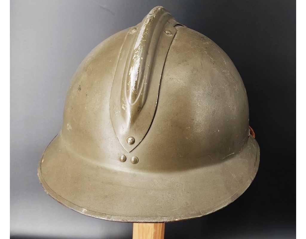 Militaria CASQUE ADRIAN SERVICE DE SANTE MODELE 1926 AVEC GRANDE RONDACHE ATTRIBUT DU MODELE 1915 {PRODUCT_REFERENCE} - 3