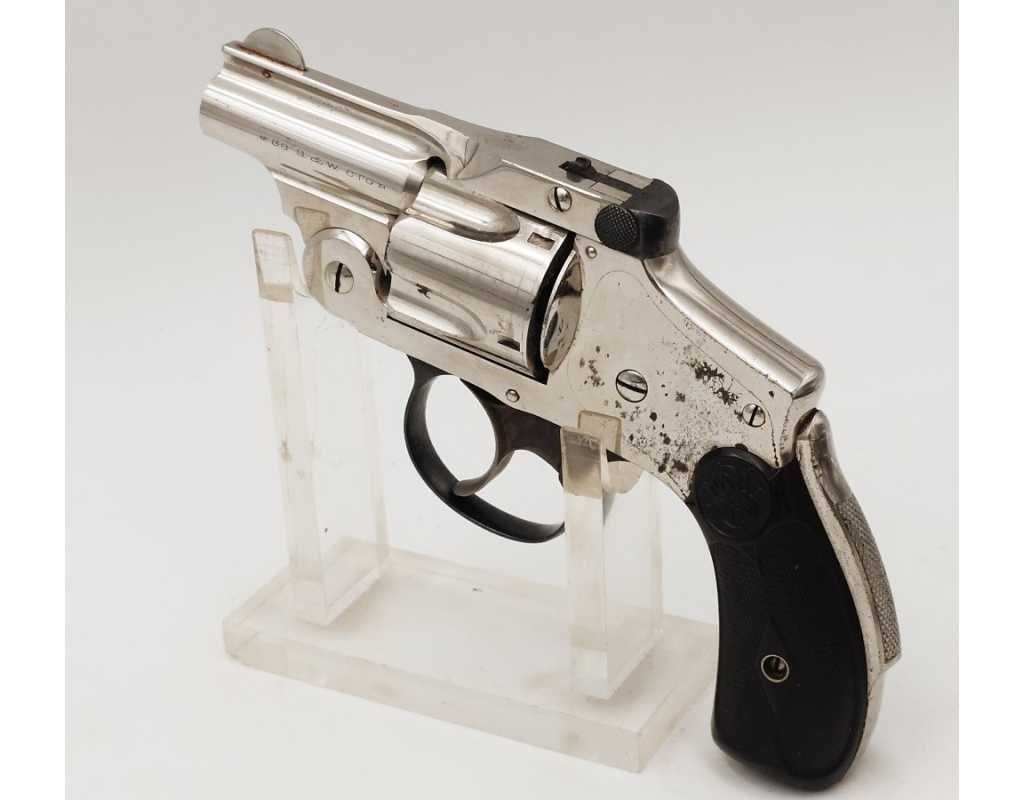 Armes de Poing REVOLVER SMITH ET WESSON SAFETY CANON COURT CALIBRE 38 S&W DOUBLE ACTION - USA XIXè {PRODUCT_REFERENCE} - 6