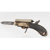 Catalogue Magasin COUTEAU PISTOLET UNWIN ROGER SHEFFIELD KNIFE PISTOL CALIBRE 8MM PERCUSSION - GB XIXè {PRODUCT_REFERENCE} - 4