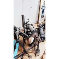 Armes Neutralisées MITRAILLEUSE MG 08 DE 1918 SUR SON AFFUT TRAINEAU NEUTRALISATION DESACTIVATION UE CULASSE MOBILE {PRODUCT_RE