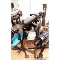 Armes Neutralisées MITRAILLEUSE MG 08 DE 1918 SUR SON AFFUT TRAINEAU NEUTRALISATION DESACTIVATION UE CULASSE MOBILE {PRODUCT_RE