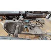 Armes Neutralisées MITRAILLEUSE MG 08 DE 1918 SUR SON AFFUT TRAINEAU NEUTRALISATION DESACTIVATION UE CULASSE MOBILE {PRODUCT_RE