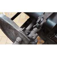 Armes Neutralisées MITRAILLEUSE MG 08 DE 1918 SUR SON AFFUT TRAINEAU NEUTRALISATION DESACTIVATION UE CULASSE MOBILE {PRODUCT_RE