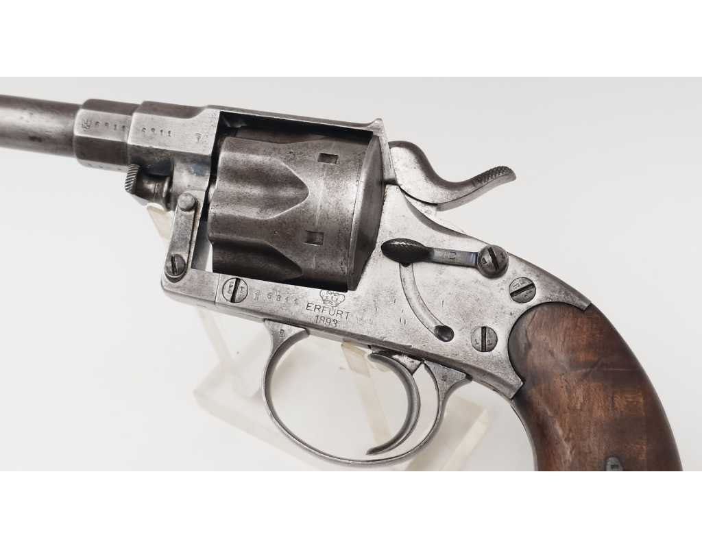 Armes de Poing REICH REVOVLER MODELE 1883 CALIBRE 10.4MM ERFURT 1893 ARTILLERIE REGIMENT 56.A.6.35. - ALLEMANGE WW1 {PRODUC