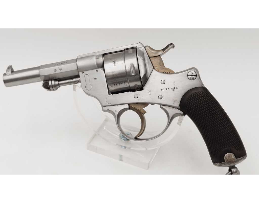 Armes de Poing REVOLVER REGLEMENTAIRE TROUPE CHAMELOT ET DELVIGNE MODELE MAS 1873 ST-ETIENNE CALIBRE 11MM 73 de 1876 - FRANCE I