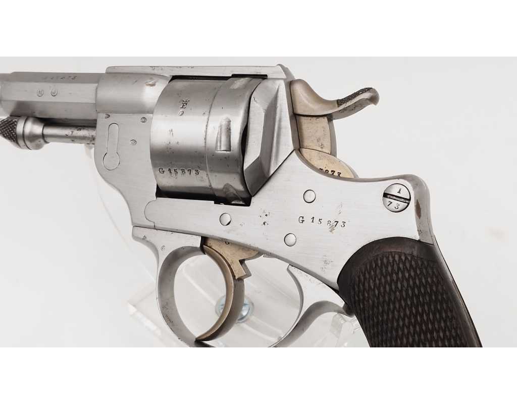 Armes de Poing REVOLVER REGLEMENTAIRE TROUPE CHAMELOT ET DELVIGNE MODELE MAS 1873 ST-ETIENNE CALIBRE 11MM 73 de 1876 - FRANCE I