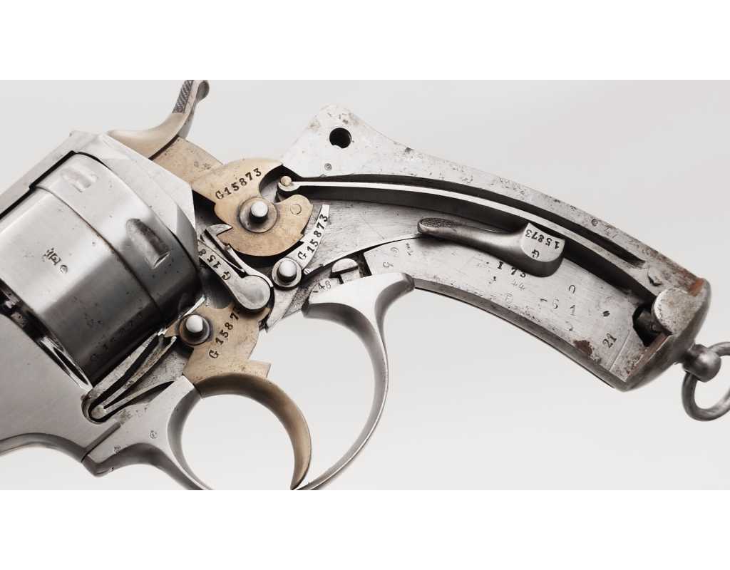 Armes de Poing REVOLVER REGLEMENTAIRE TROUPE CHAMELOT ET DELVIGNE MODELE MAS 1873 ST-ETIENNE CALIBRE 11MM 73 de 1876 - FRANCE I