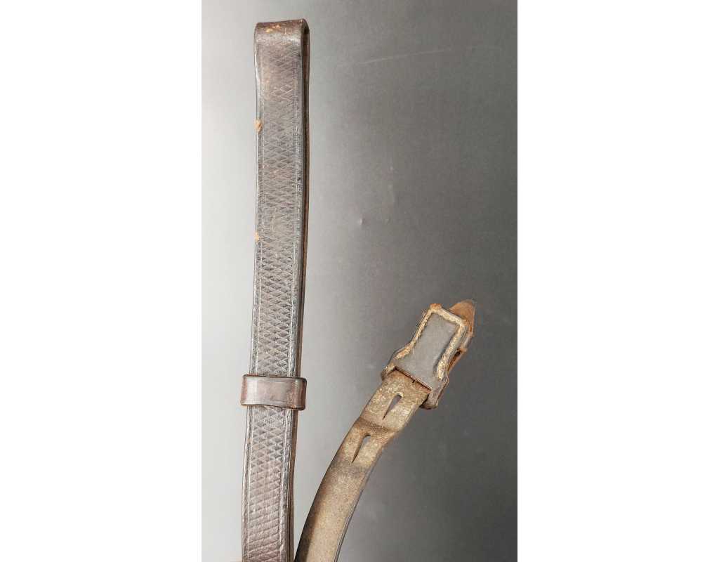 Militaria BRETELLE 98K CARABINE MAUSER K98 CUIR A QUADRILLAGE - ALLEMANGE WW2 {PRODUCT_REFERENCE} - 1
