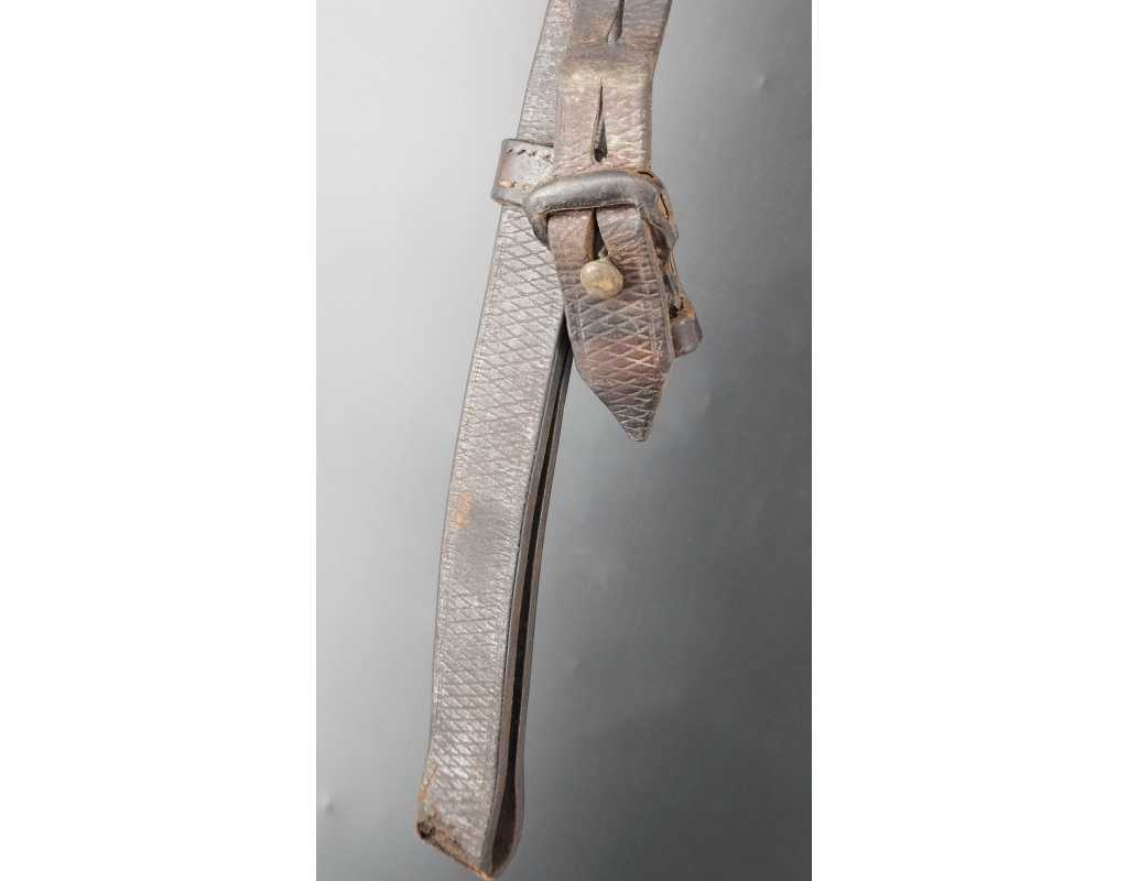 Militaria BRETELLE 98K CARABINE MAUSER K98 CUIR A QUADRILLAGE - ALLEMANGE WW2 {PRODUCT_REFERENCE} - 3