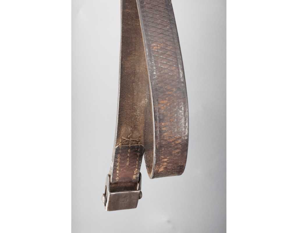 Militaria BRETELLE 98K CARABINE MAUSER K98 CUIR A QUADRILLAGE - ALLEMANGE WW2 {PRODUCT_REFERENCE} - 5