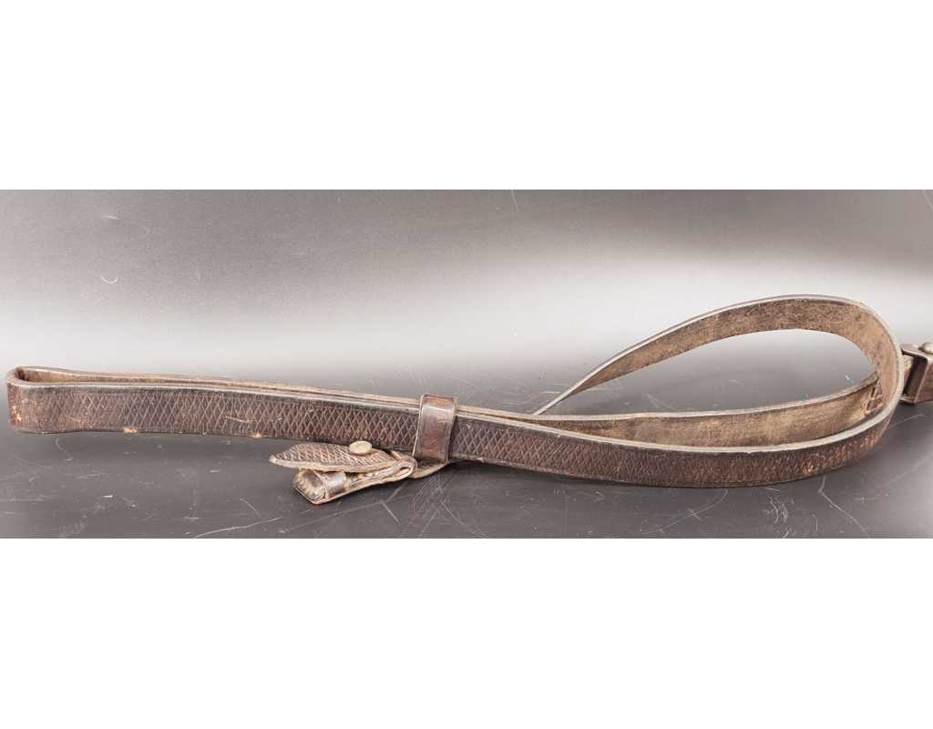 Militaria BRETELLE 98K CARABINE MAUSER K98 CUIR A QUADRILLAGE - ALLEMANGE WW2 {PRODUCT_REFERENCE} - 7