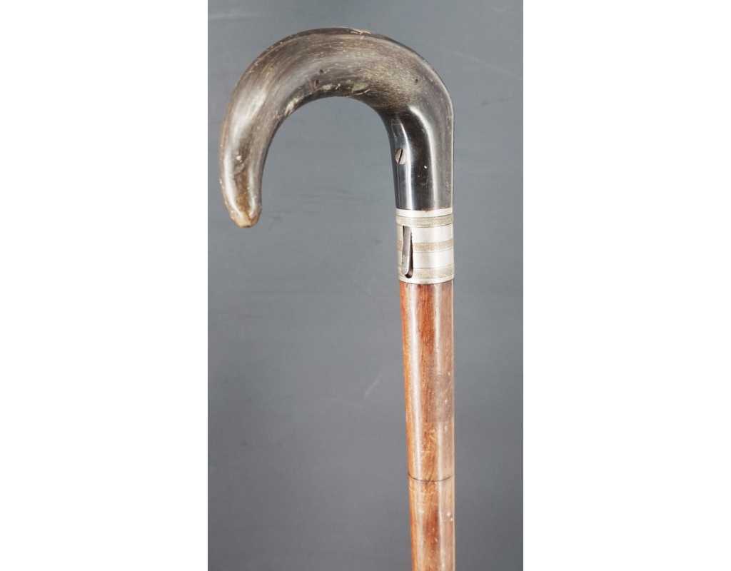 Armes Longues CANNE FUSIL DUMONTHIER CALIBRE 9MM PERCUSSION CENTRALE POIGNEE CORNE {PRODUCT_REFERENCE} - 5