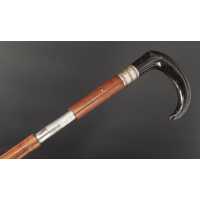 Armes Longues CANNE FUSIL DUMONTHIER CALIBRE 9MM PERCUSSION CENTRALE POIGNEE CORNE {PRODUCT_REFERENCE} - 9