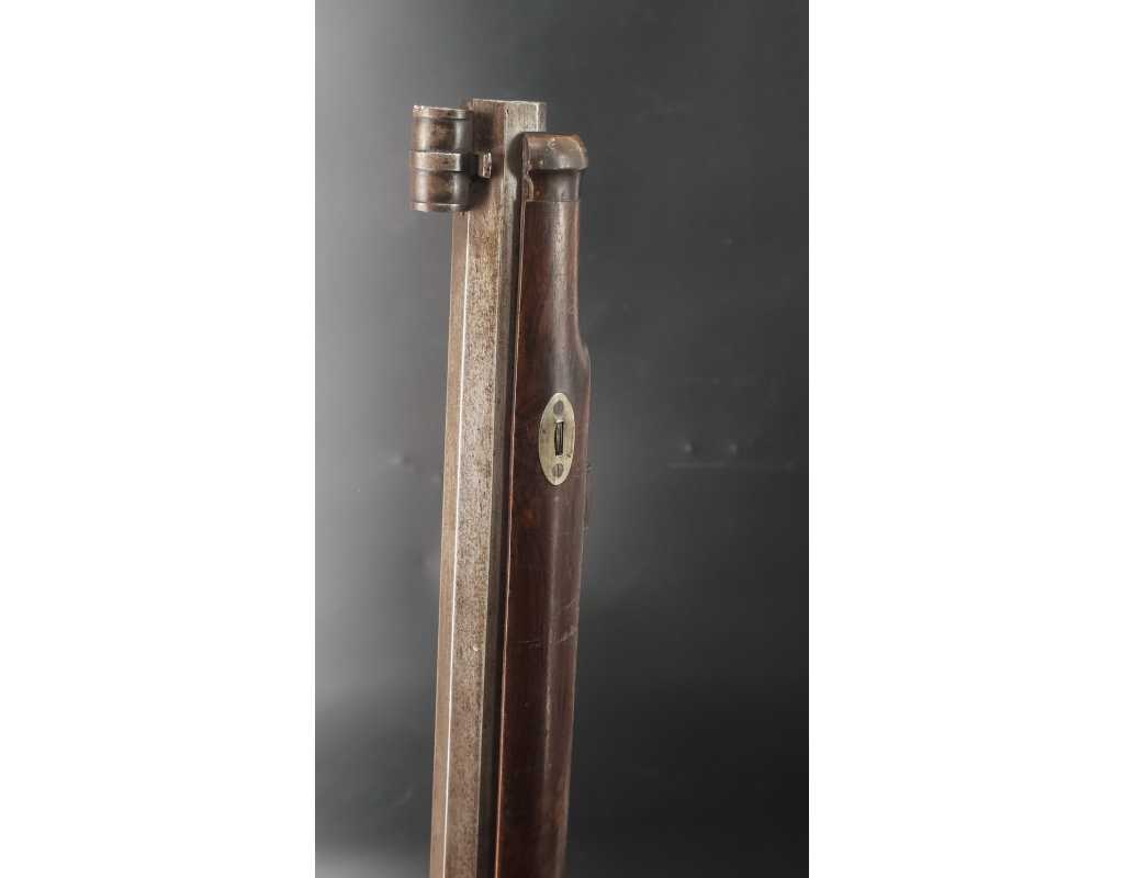 Armes Longues CARABINE DE TIR A PERCUSSION POUR GAUCHER CALIBRE 10.4MM PAR MANZONI A LUGANO vers 1850 - SUISSE XIXè {PRODUCT_