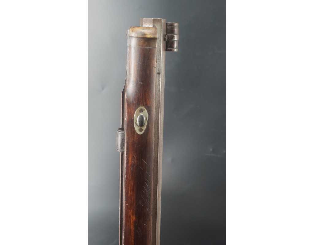 Armes Longues CARABINE DE TIR A PERCUSSION POUR GAUCHER CALIBRE 10.4MM PAR MANZONI A LUGANO vers 1850 - SUISSE XIXè {PRODUCT_