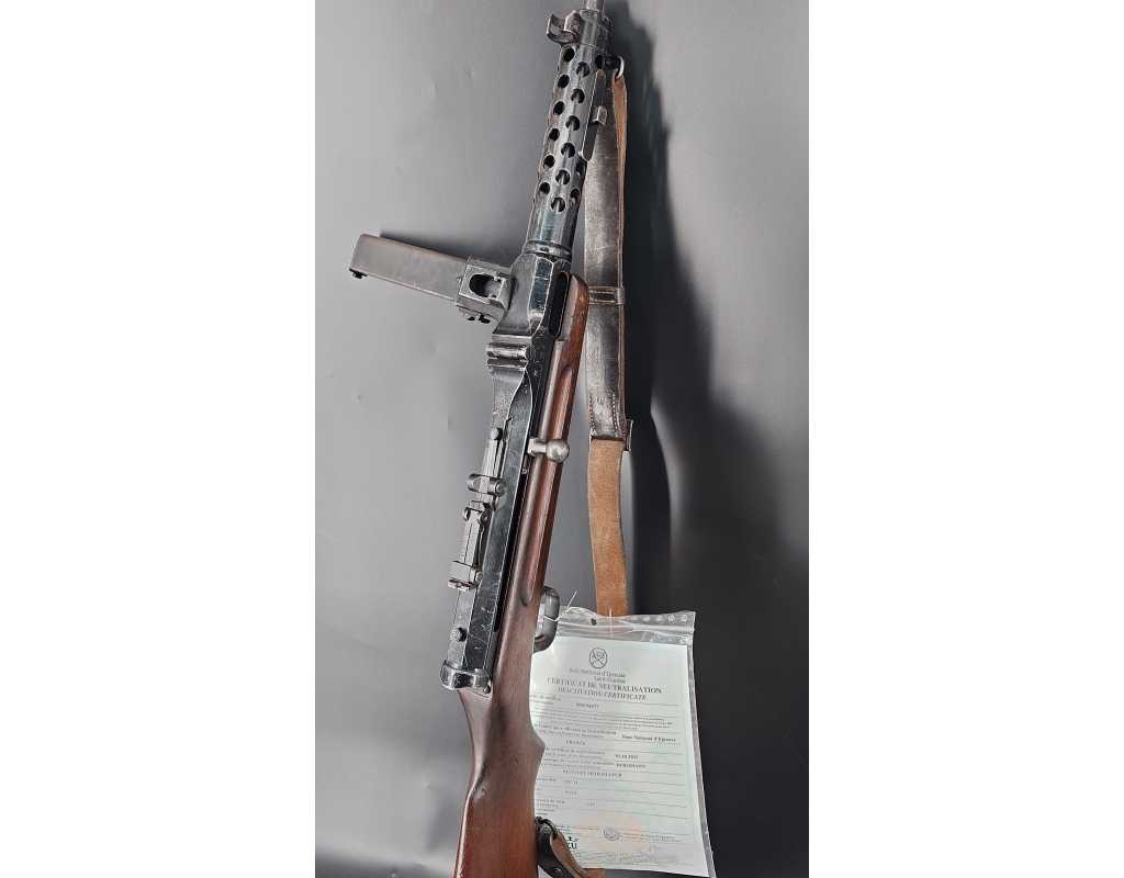 Armes Neutralisées PISTOLET MITRAILLEUR MP34 1942 NEUTRALISATION UE {PRODUCT_REFERENCE} - 1