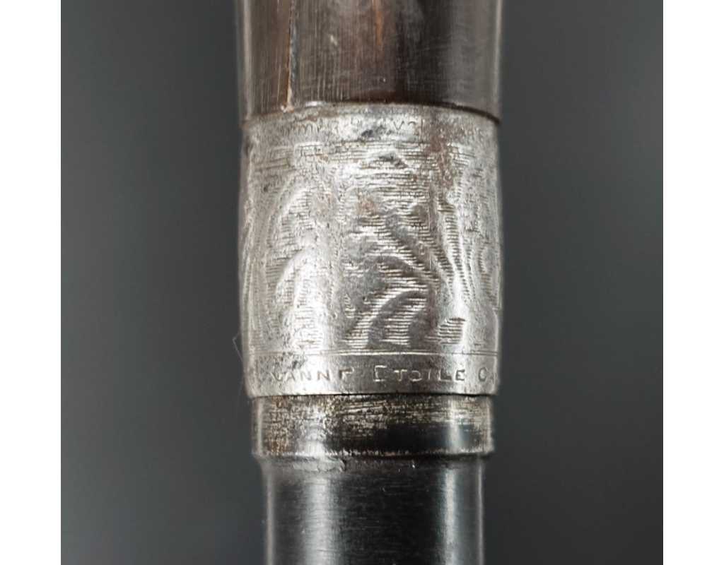 Armes Longues CANNE FUSIL CANNE ETOILE MANUFACTURE ARMES ET CYLCES SAINT ETIENNE Calibre 5.5 mm CAL.22 ANNULAIRE - FRANCE XIXè {