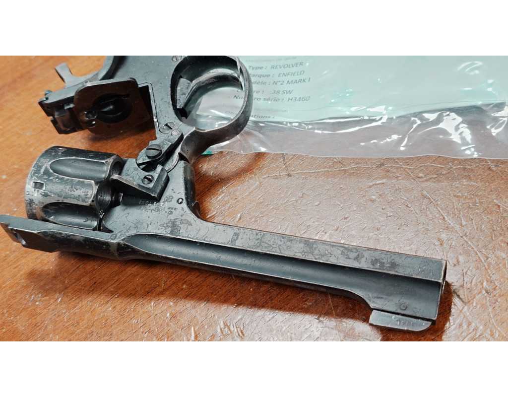 Armes Neutralisées REVOLVER WW2 RESISTANCE 1944 ENFIELD N° 2 MKI DE 1939 CALIBRE 38 NEUTRALISATION UE - GB SECONDE GUERRE