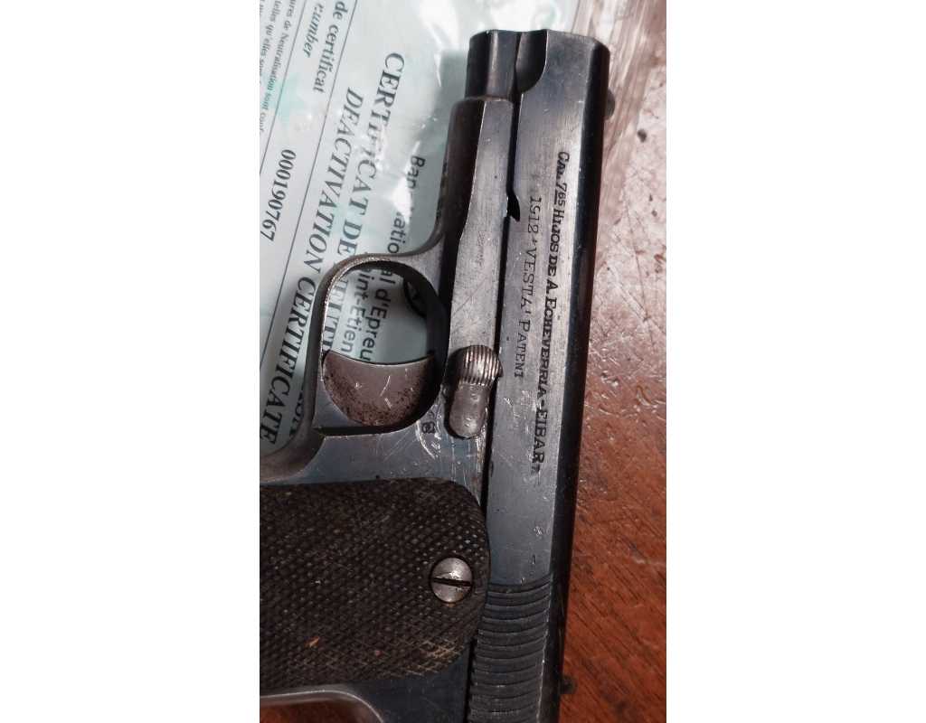 Armes Neutralisées PISTOLET RUBY WW1 VESTA 1912 NEUTRALISATION UE - FRANCE PREMIERE GUERRE MONDIALE {PRODUCT_REFERENCE} - 2