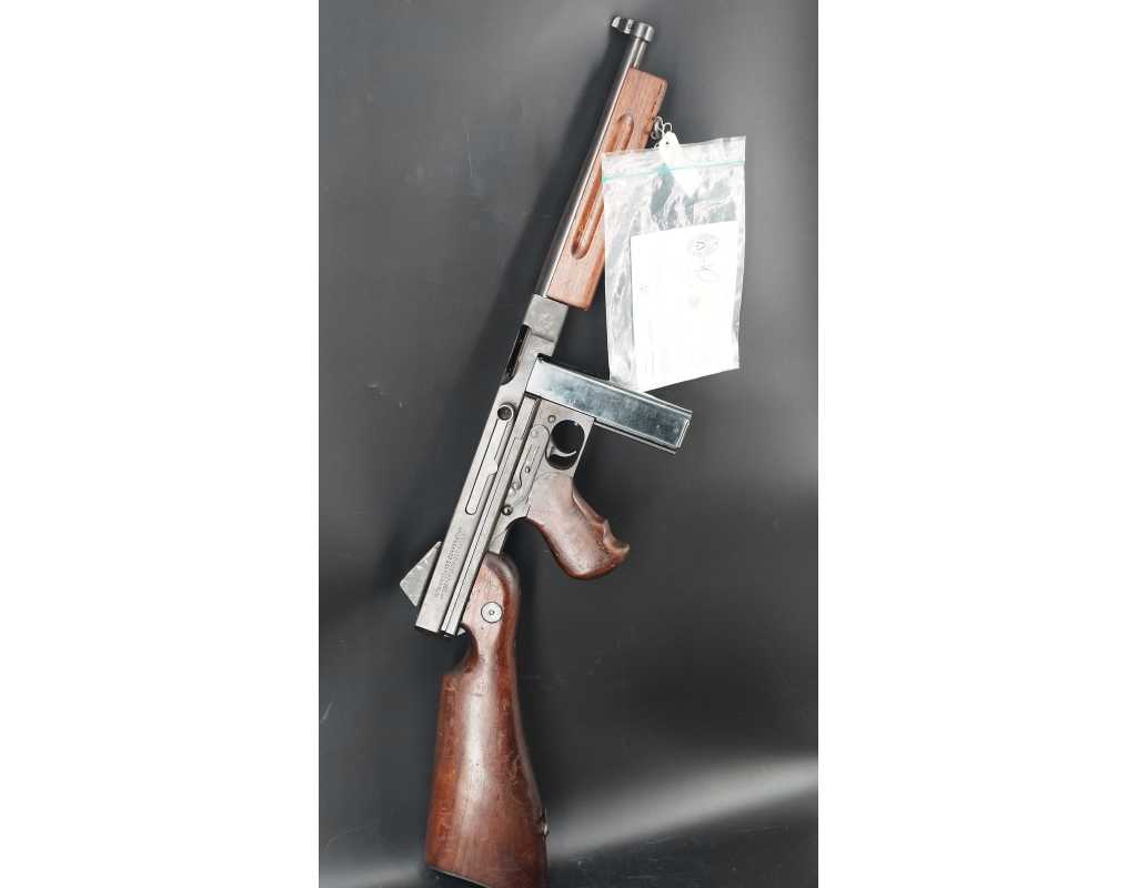 Armes Neutralisées PISTOLET MITRAILLEUR THOMPSON MODELE M1 A1 45ACP NEUTRALISATION UE CULASSE MOBILE {PRODUCT_REFERENCE} - 1