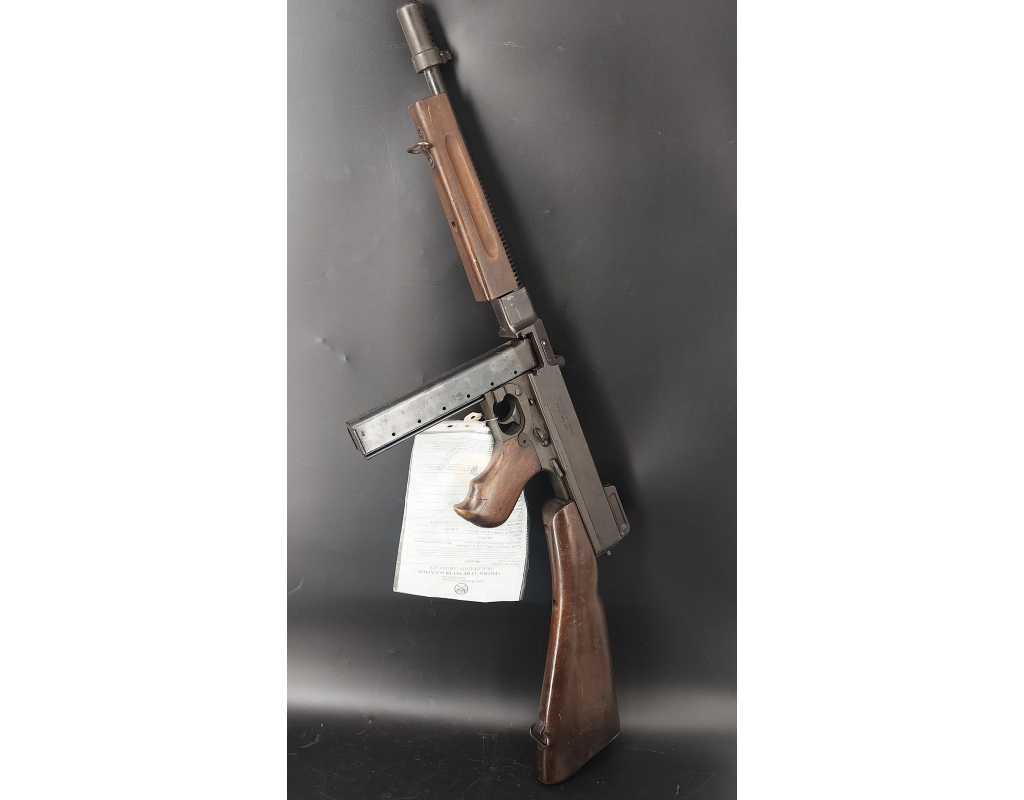 Armes Neutralisées PISTOLET MITRAILLEUR THOMPSON MODELE M1 A1 45ACP NEUTRALISATION UE CULASSE MOBILE {PRODUCT_REFERENCE} - 2