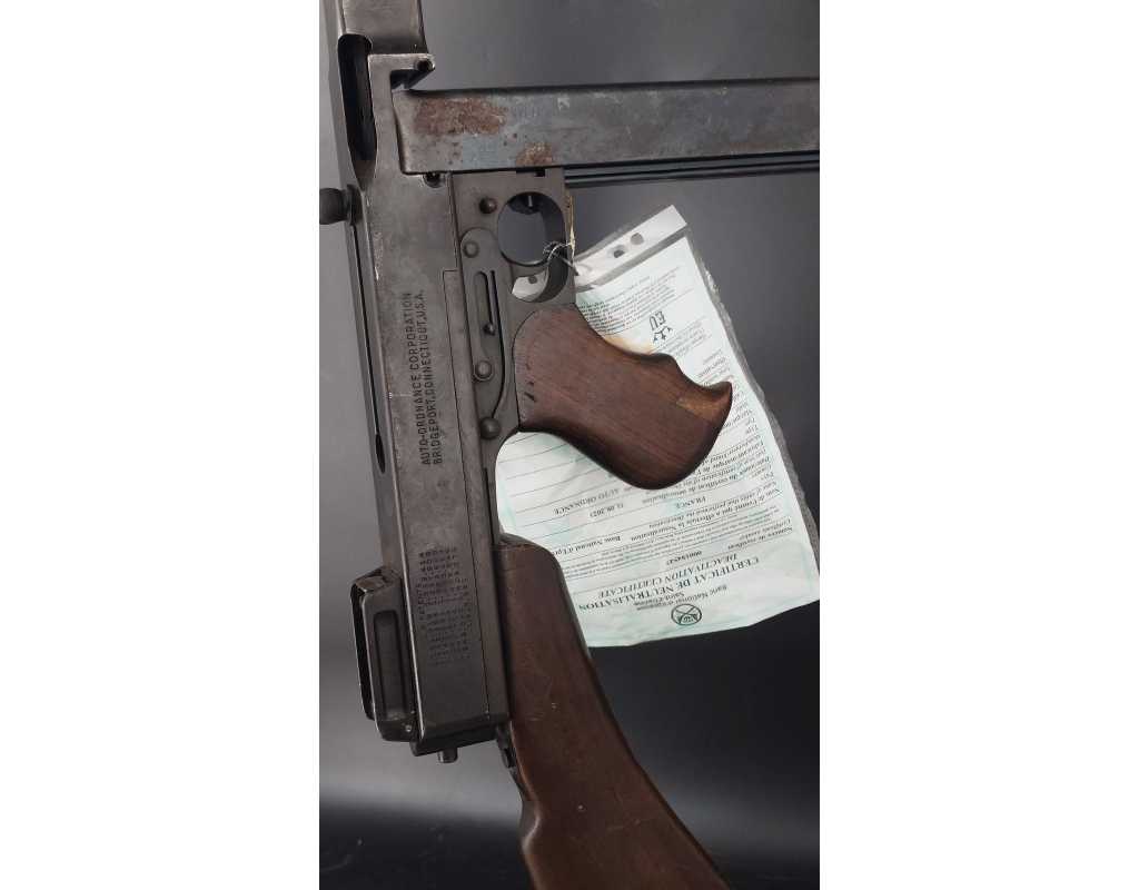 Armes Neutralisées PISTOLET MITRAILLEUR THOMPSON MODELE M1 A1 45ACP NEUTRALISATION UE CULASSE MOBILE {PRODUCT_REFERENCE} - 3