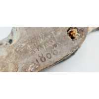 Marine Militaire PLATINE SILEX EN BRONZE D'UN CANON DE BORD MARINE MILITAIRE VAISSEAUX AMIRAL LE ROBUSTE 1806 1809 - FRANCE PREM