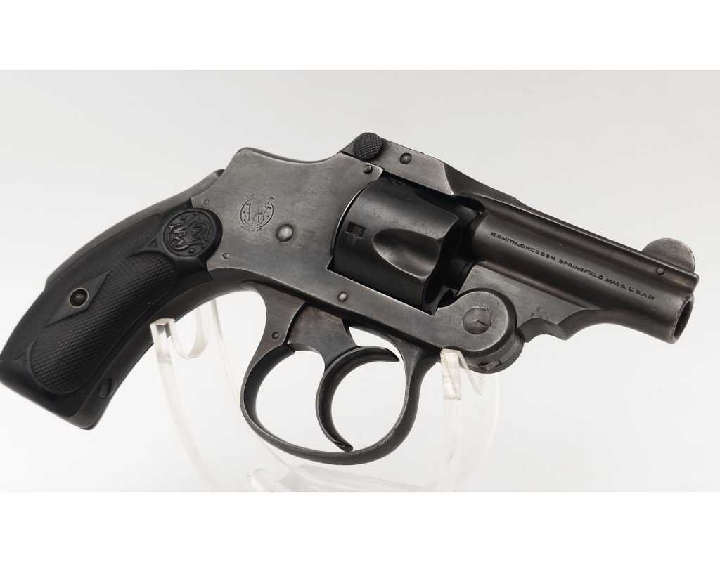 Armes de Poing REVOLVER SMITH & WESSON BICYCLE SAFETY HAMMERLESS 23 Calibre 32 S&W court - US XIXè {PRODUCT_REFERENCE} - 1