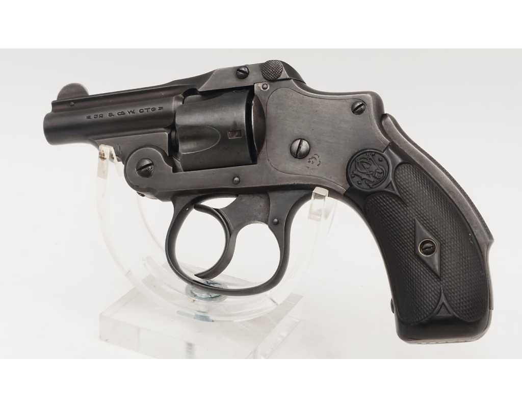 Armes de Poing REVOLVER SMITH & WESSON BICYCLE SAFETY HAMMERLESS 23 Calibre 32 S&W court - US XIXè {PRODUCT_REFERENCE} - 5