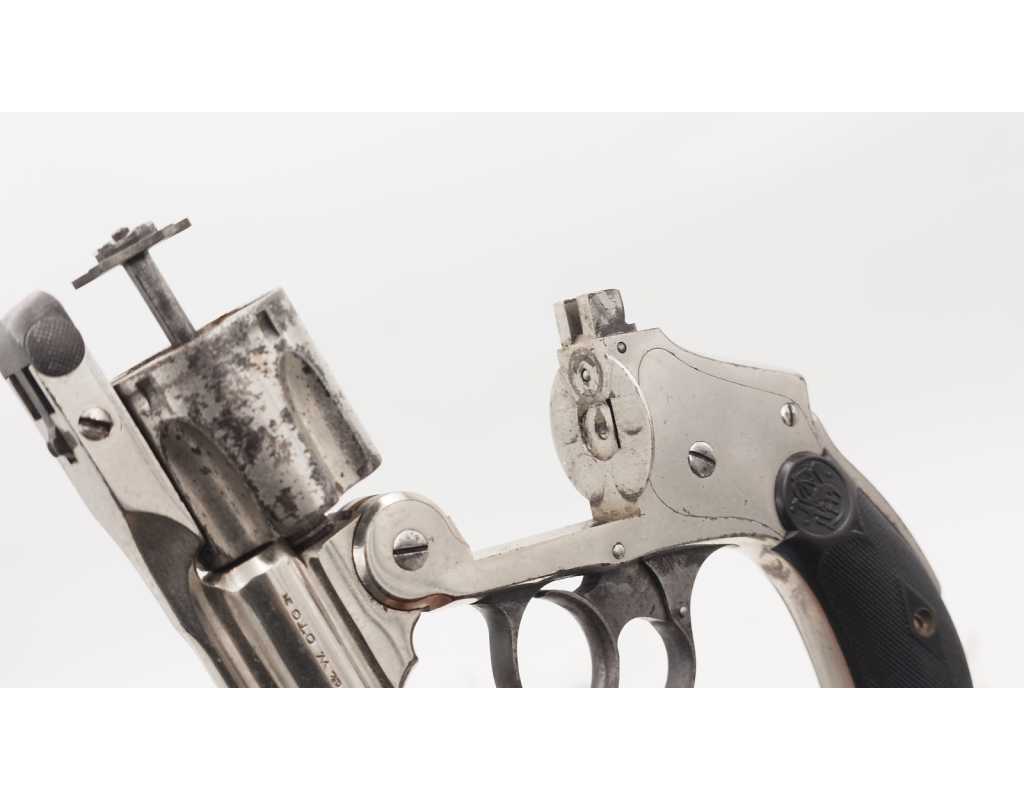 Armes de Poing REVOLVER SMITH ET WESSON SAFETY HAMMERLESS CALIBRE 38 4è MODEL 6 POUCES - USA XIXè - 10