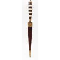 Coutellerie STYLET CORSE BALANIN ARTISANAL BALAGNE PIETRALBA LAME TRADITIONNELLE DOUBLE TRANCHANT XIXè, 28CM - 13