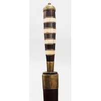 Coutellerie STYLET CORSE BALANIN ARTISANAL BALAGNE PIETRALBA LAME TRADITIONNELLE DOUBLE TRANCHANT XIXè, 28CM - 2