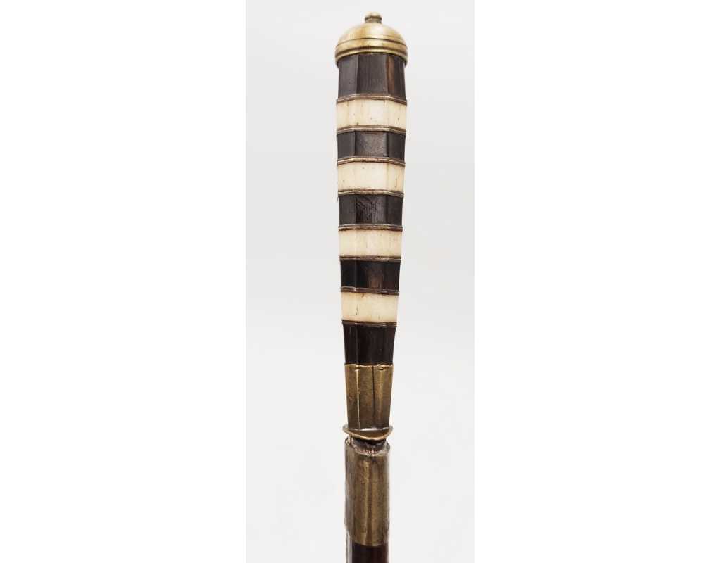 Coutellerie STYLET CORSE BALANIN ARTISANAL BALAGNE PIETRALBA LAME TRADITIONNELLE DOUBLE TRANCHANT XIXè, 28CM - 3
