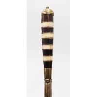 Coutellerie STYLET CORSE BALANIN ARTISANAL BALAGNE PIETRALBA LAME TRADITIONNELLE DOUBLE TRANCHANT XIXè, 28CM - 5