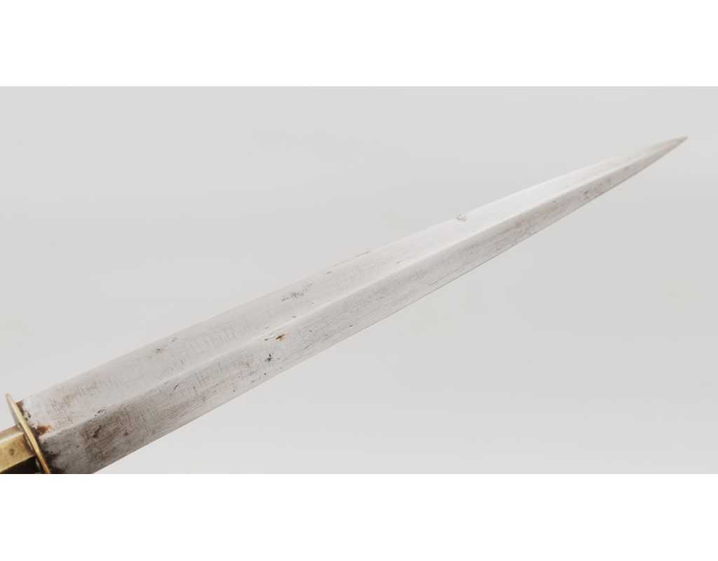 Coutellerie STYLET CORSE BALANIN ARTISANAL BALAGNE PIETRALBA LAME TRADITIONNELLE DOUBLE TRANCHANT XIXè, 28CM - 14
