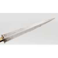 Coutellerie STYLET CORSE BALANIN ARTISANAL BALAGNE PIETRALBA LAME TRADITIONNELLE DOUBLE TRANCHANT XIXè, 28CM - 15
