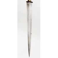 Coutellerie STYLET CORSE BALANIN ARTISANAL BALAGNE PIETRALBA LAME TRADITIONNELLE DOUBLE TRANCHANT XIXè, 28CM - 10