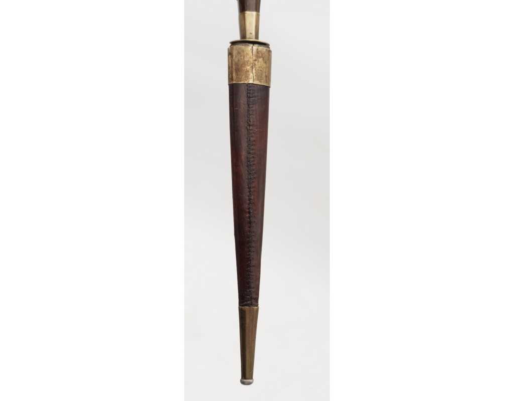 Coutellerie STYLET CORSE BALANIN ARTISANAL BALAGNE PIETRALBA LAME TRADITIONNELLE DOUBLE TRANCHANT XIXè, 28CM - 11