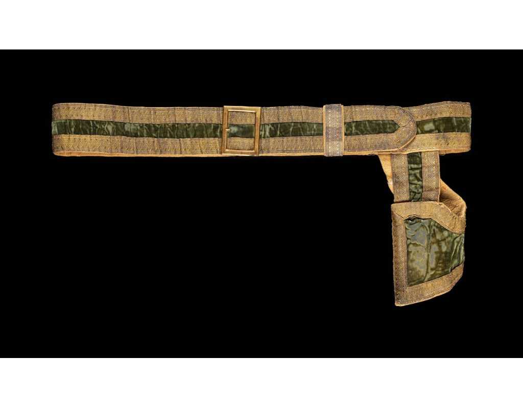 Armes Blanches CEINTURON DE VÉNERIE DU GÉNÉRAL JUNOT, DUC D’ABRANTÈS, D’ÉPOQUE CONSULAT- PREMIER EMPIRE {PRODUCT_REFERENCE} - 1