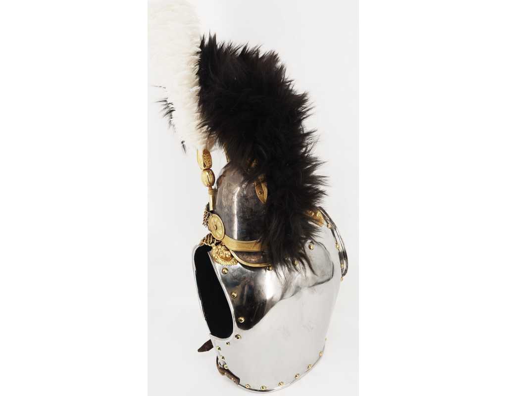 Militaria CASQUE ET CUIRASSE D'OFFICIER DE CUIRASSIERS DE LA GARDE ROYALE MODÈLE 1825 - FRANCE RESTAURATION {PRODUCT_REFERENCE}