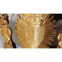 Militaria CASQUE ET CUIRASSE D'OFFICIER DE CUIRASSIERS DE LA GARDE ROYALE MODÈLE 1825 - FRANCE RESTAURATION {PRODUCT_REFERENCE}