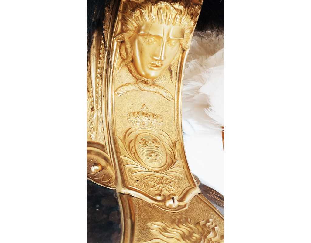 Militaria CASQUE ET CUIRASSE D'OFFICIER DE CUIRASSIERS DE LA GARDE ROYALE MODÈLE 1825 - FRANCE RESTAURATION {PRODUCT_REFERENCE}