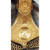 Militaria CASQUE ET CUIRASSE D'OFFICIER DE CUIRASSIERS DE LA GARDE ROYALE MODÈLE 1825 - FRANCE RESTAURATION {PRODUCT_REFERENCE}